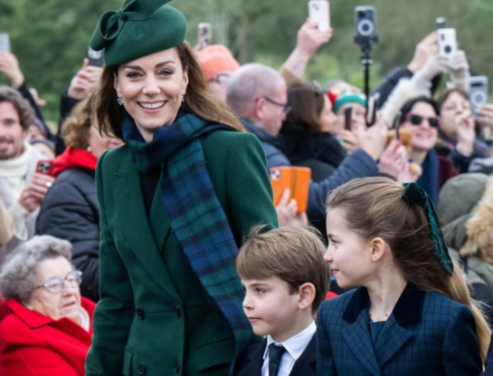 Kate Middleton y la princesa Charlotte: el detalle "matchy" en sus looks para la misa de Navidad