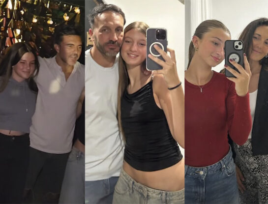Los looks de Indiana, Allegra y Sienna Cubero en la fiesta de cumpleaños de su papá