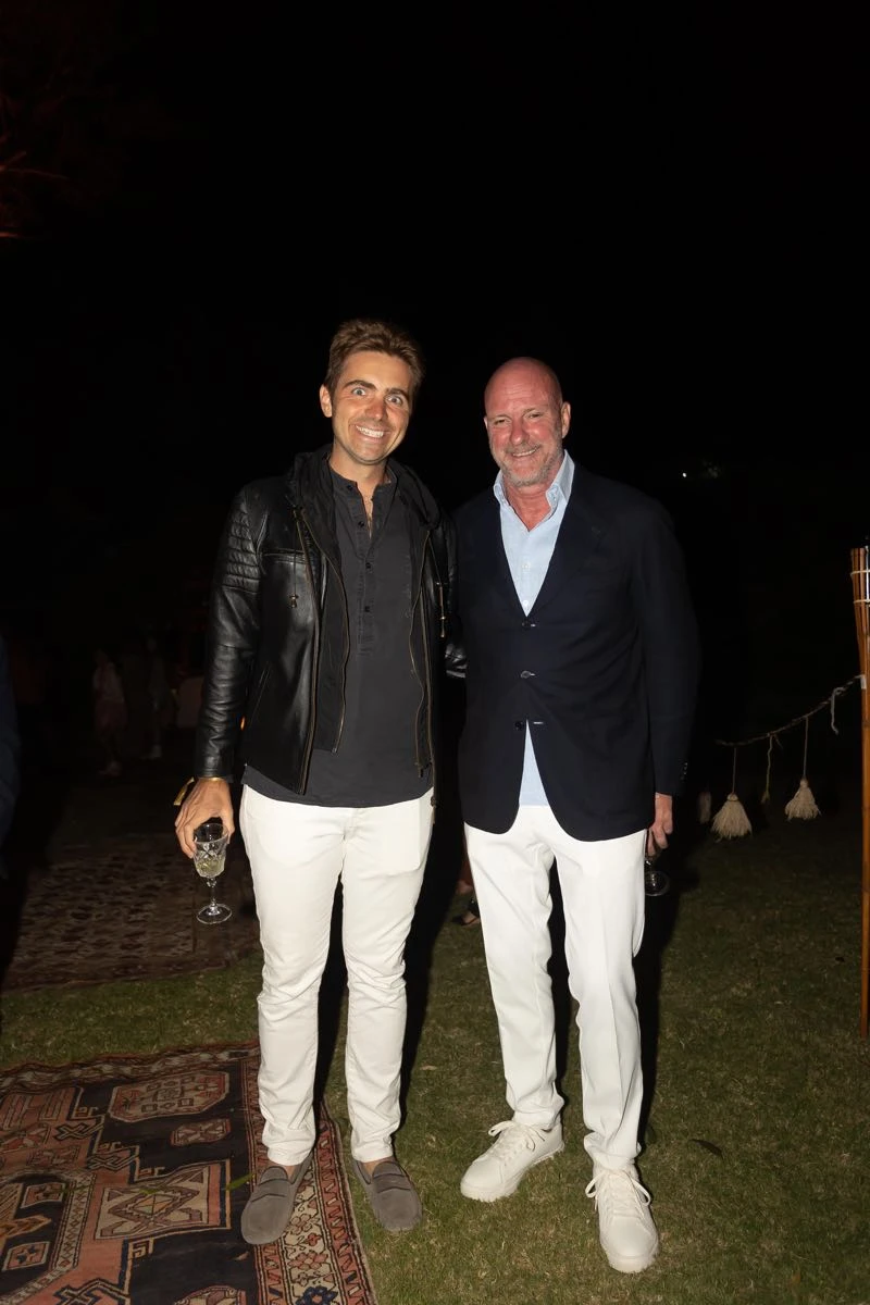 Pierpaolo Barbieri, fundador de Ualá, en la fiesta privada de Giuseppe Cipriani