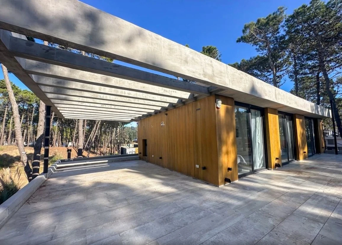La casa que alquiló Wanda en Pinamar