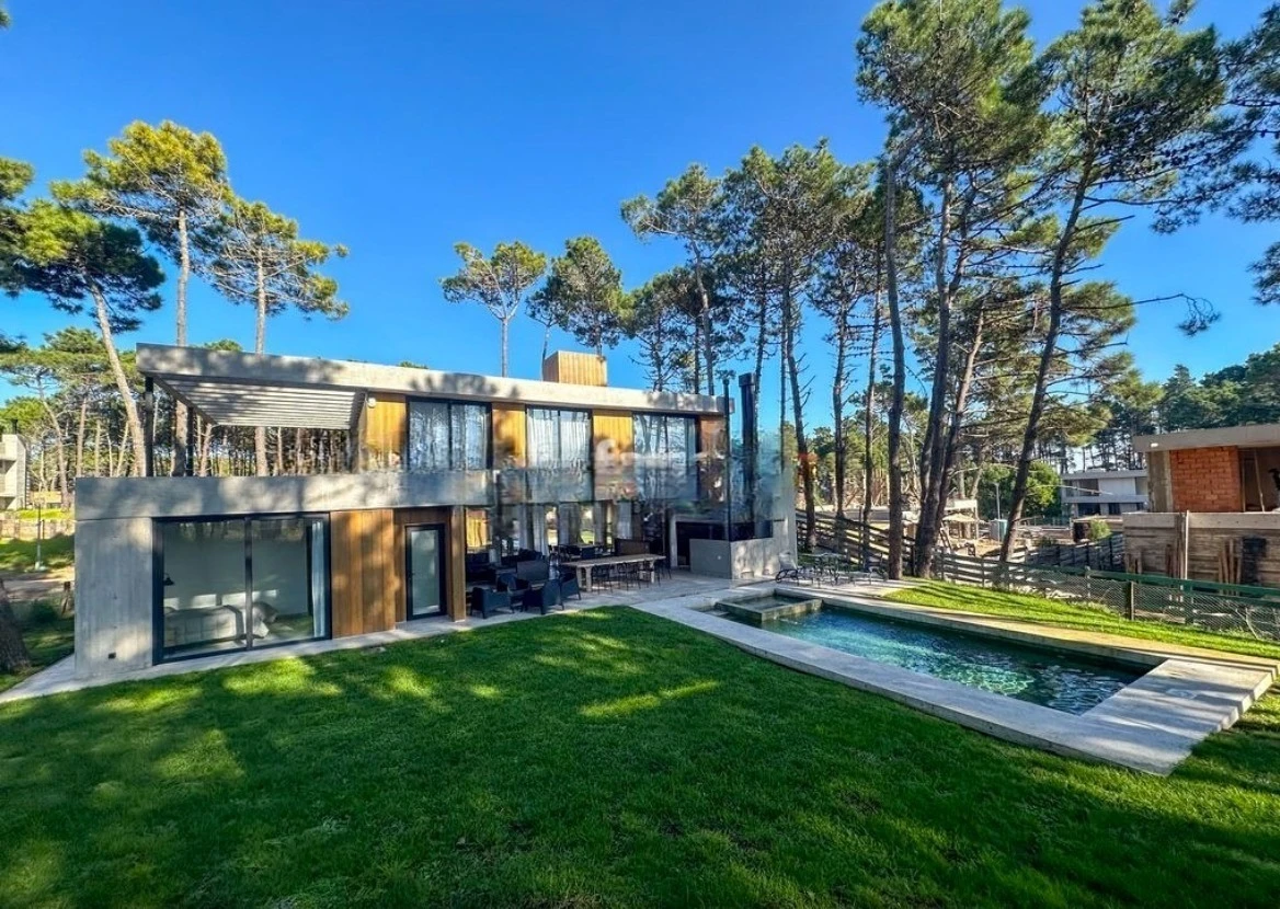 La casa que alquiló Wanda en Pinamar