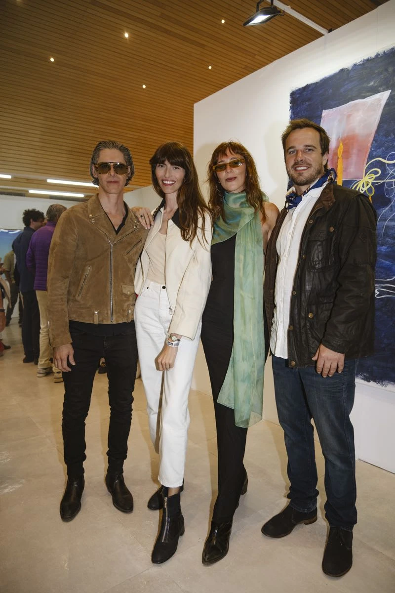 Andrés Cigorraga, Dafne Cejas, Constanza Schwartz y Lucas Menendez en el preview de Este Arte180