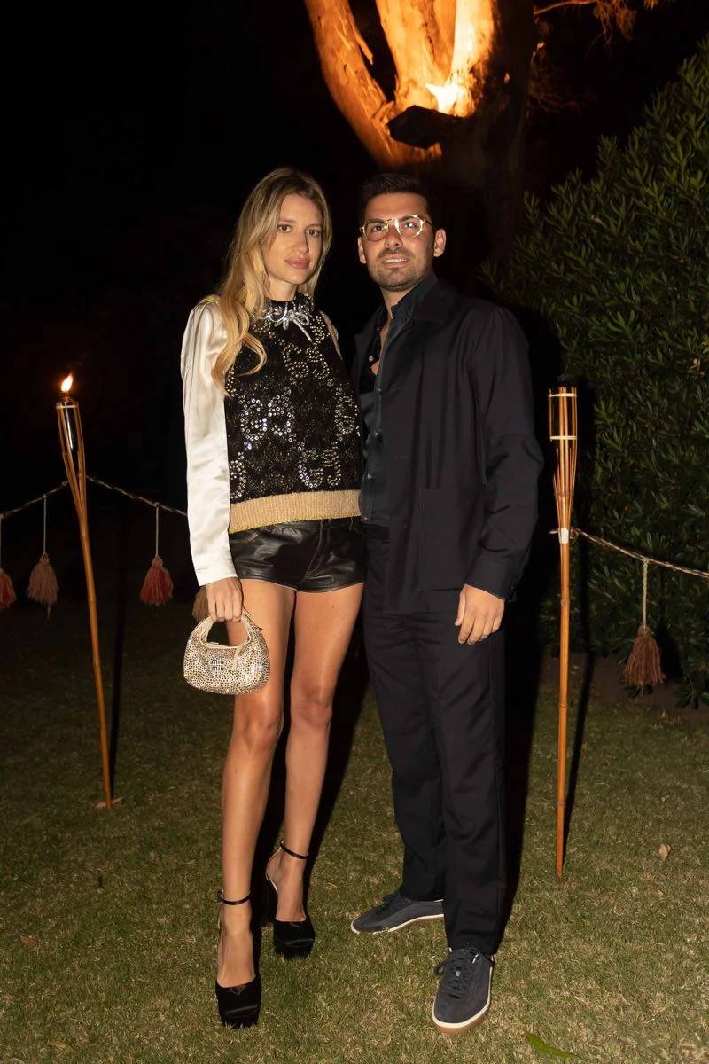 Angie Landaburu y Augusto Marini, quienes recientemente anunciaron que están esperando un bebé_