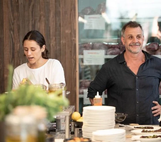 Christian Petersen y Sofía Zelaschi