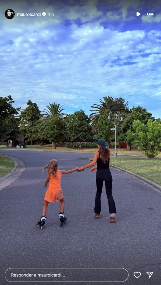 Las fotos que compartió Mauro Icardi; por primera vez mostró a la China Suárez con sus hijas y en su casa