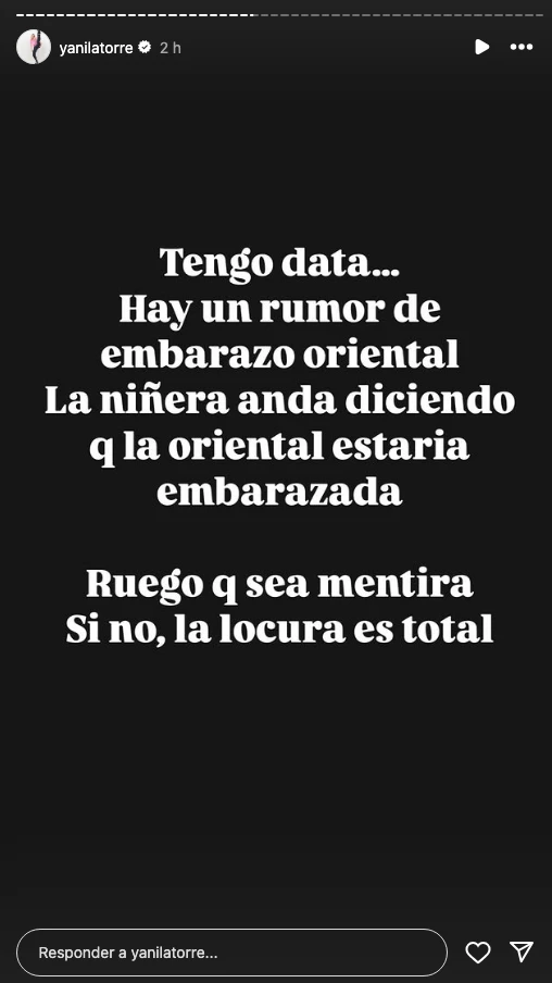 Yanina Latorre confirma el embarazo de la China Suárez