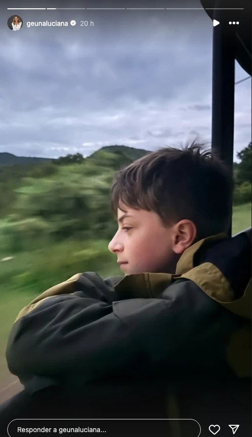 Luciana Geuna y su familia hicieron un safari por África