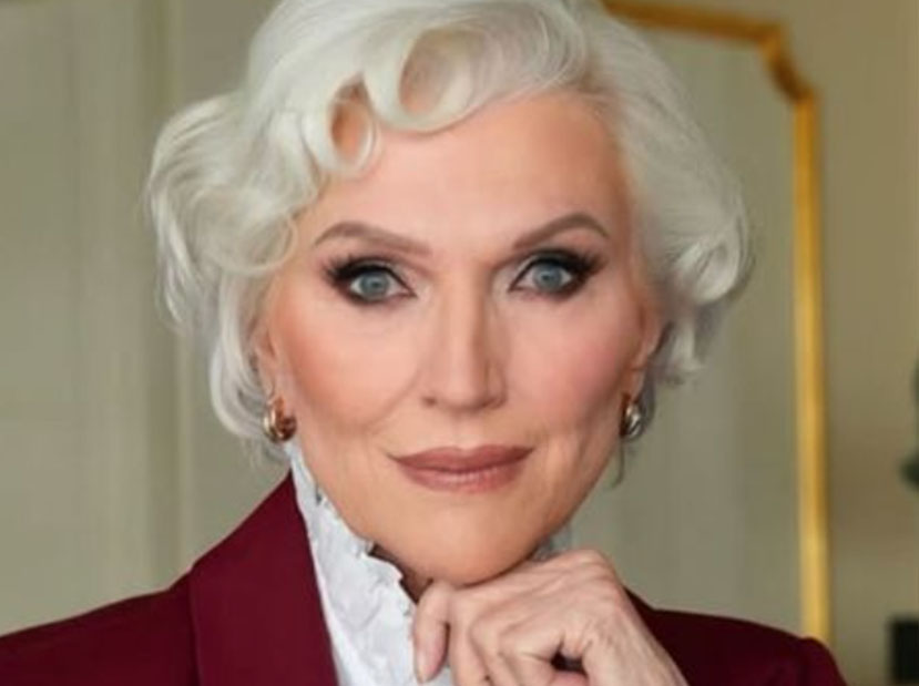 El diseñador argentino Gustavo Cadile vistió a Maye Musk, la madre de Elon Musk