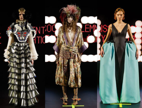 Valentino presentó una colección llena de drama y color de la mano de Alessandro Michele