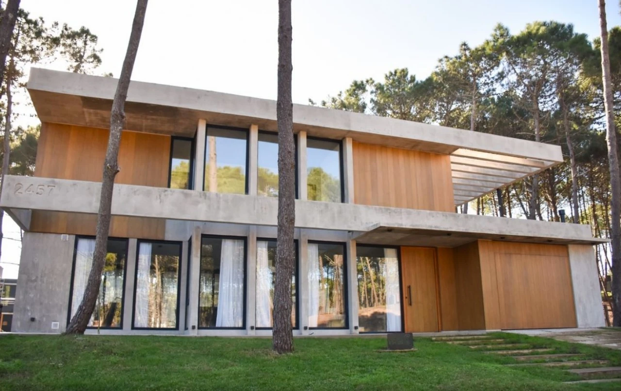 La casa que alquiló Wanda en Pinamar