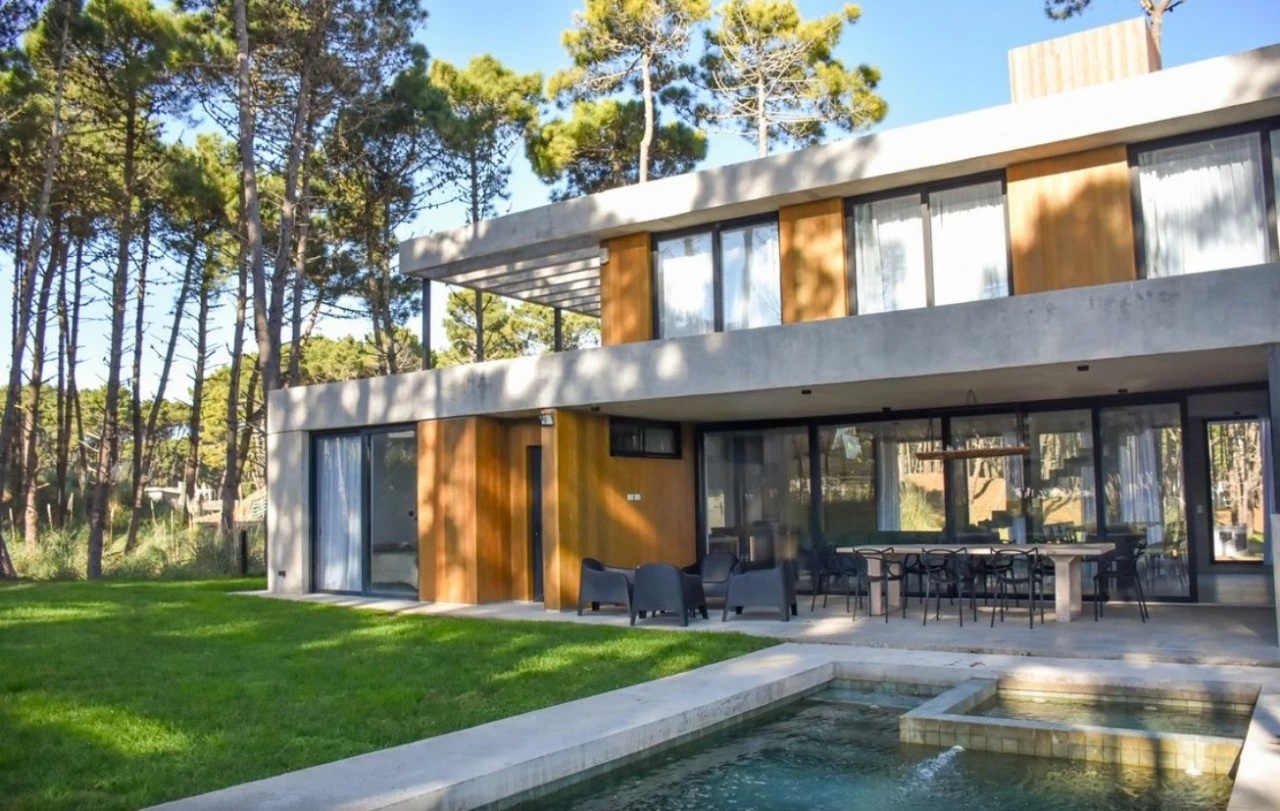 La casa que alquiló Wanda en Pinamar