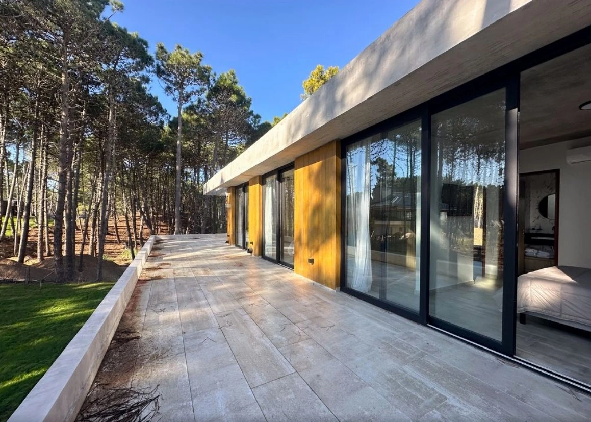 La casa que alquiló Wanda en Pinamar