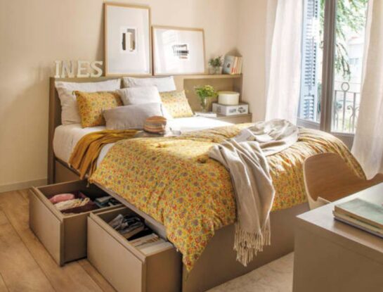 Las mejores ideas para aprovechar el espacio debajo de la cama