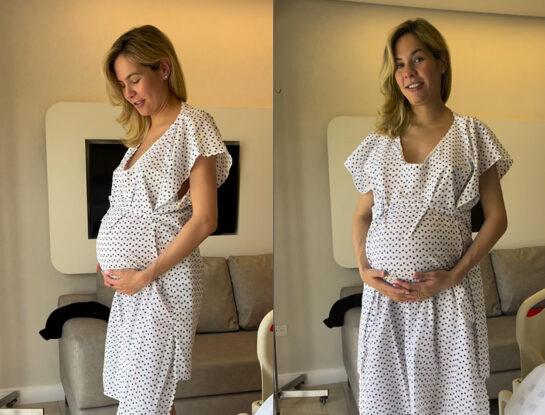 Así fueron los momentos previos al parto de Kahlo Milagro, la primera hija de Elina y Eduardo Costantini