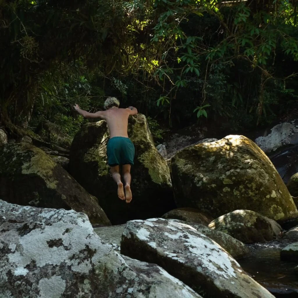 El increíble "parque acuático" que visitó Juana Viale en Brasil