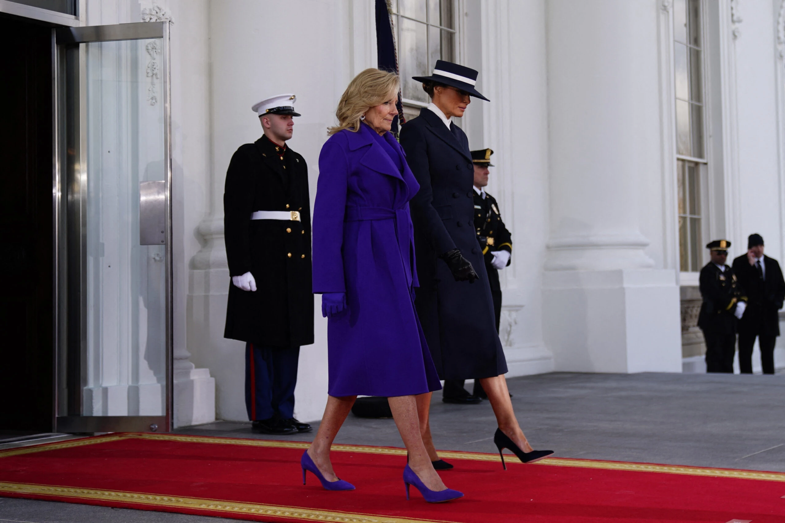 Jill Biden y Melania Trump 