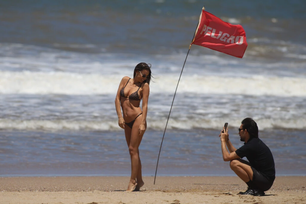 Pampita en Punta del Este