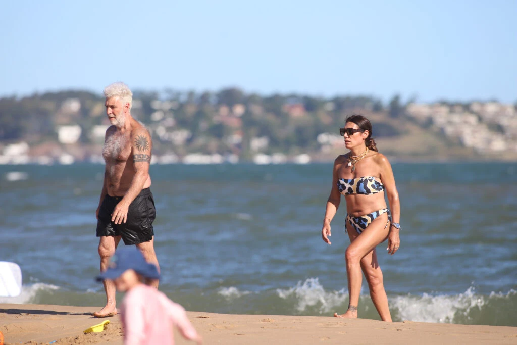 Flor de la V en la playa