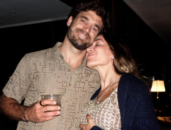 El osado look playero de Matias Palleiro, la pareja de Jimena Barón