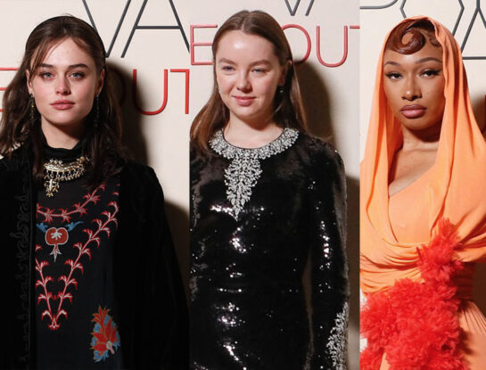 Vidriera: de las princesas Eugenia y Alexandra de Hannover a Megan Thee Stalion, los glamorosos looks de las invitadas al desfile de Giambattista Valli