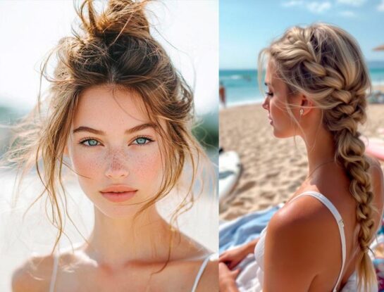 De trenzas a rodetes: 7 peinados recogidos cancheros para llevar a la playa