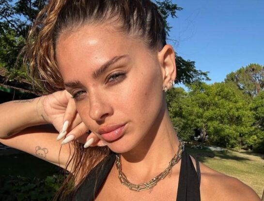 La China Suárez sorprendió con tatuajes "inspirados" en los de Wanda Nara