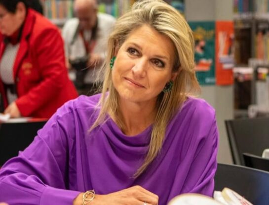 El look monocromático de Máxima Zorreguieta, con uno de los colores tendencia de este 2025 