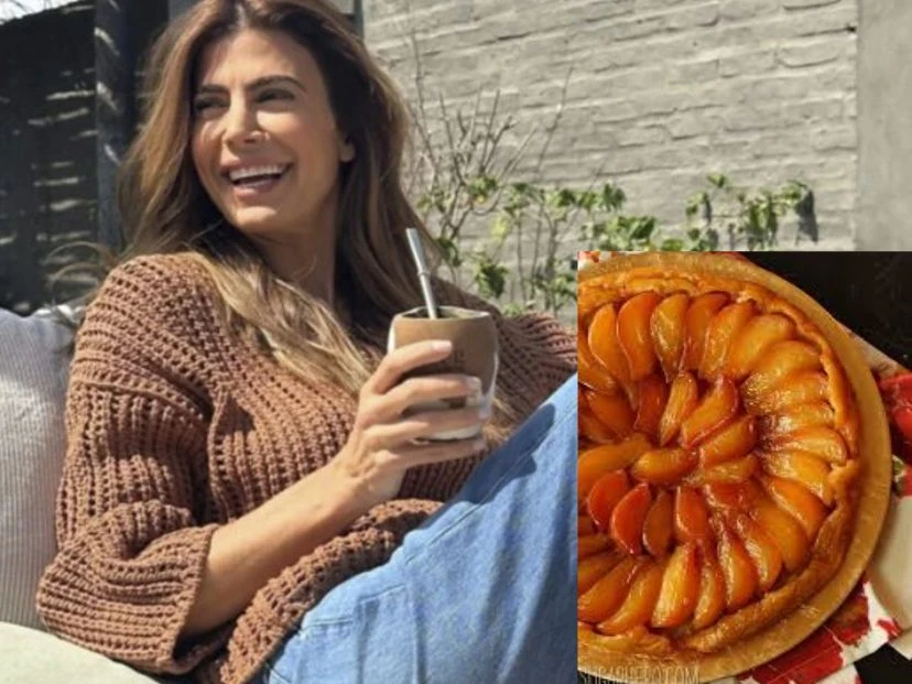Tarta de manzanas de Juliana Awada