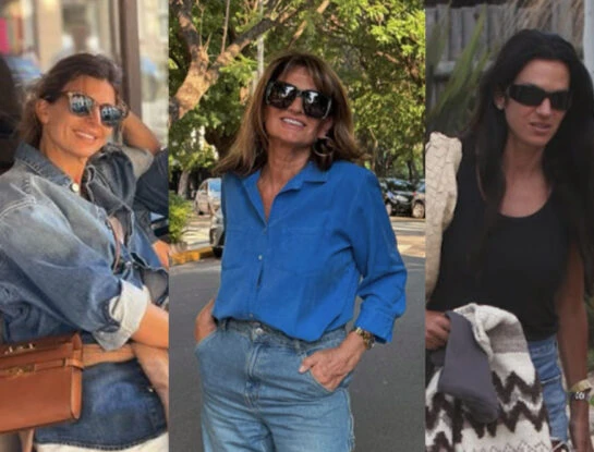 Juliana Awada, Teresa Calandra y Gabriela Vaca Guzmán marcan el regreso de los suéteres con guardas