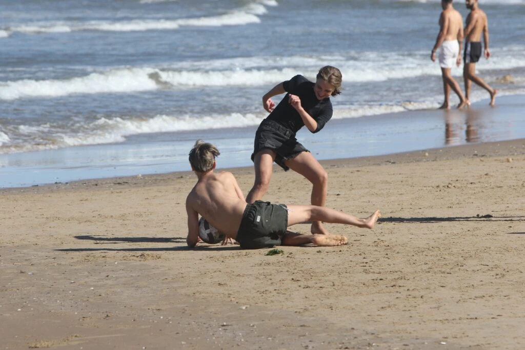 Pablo Goycochea jugó a la pelota con Paul y amigos