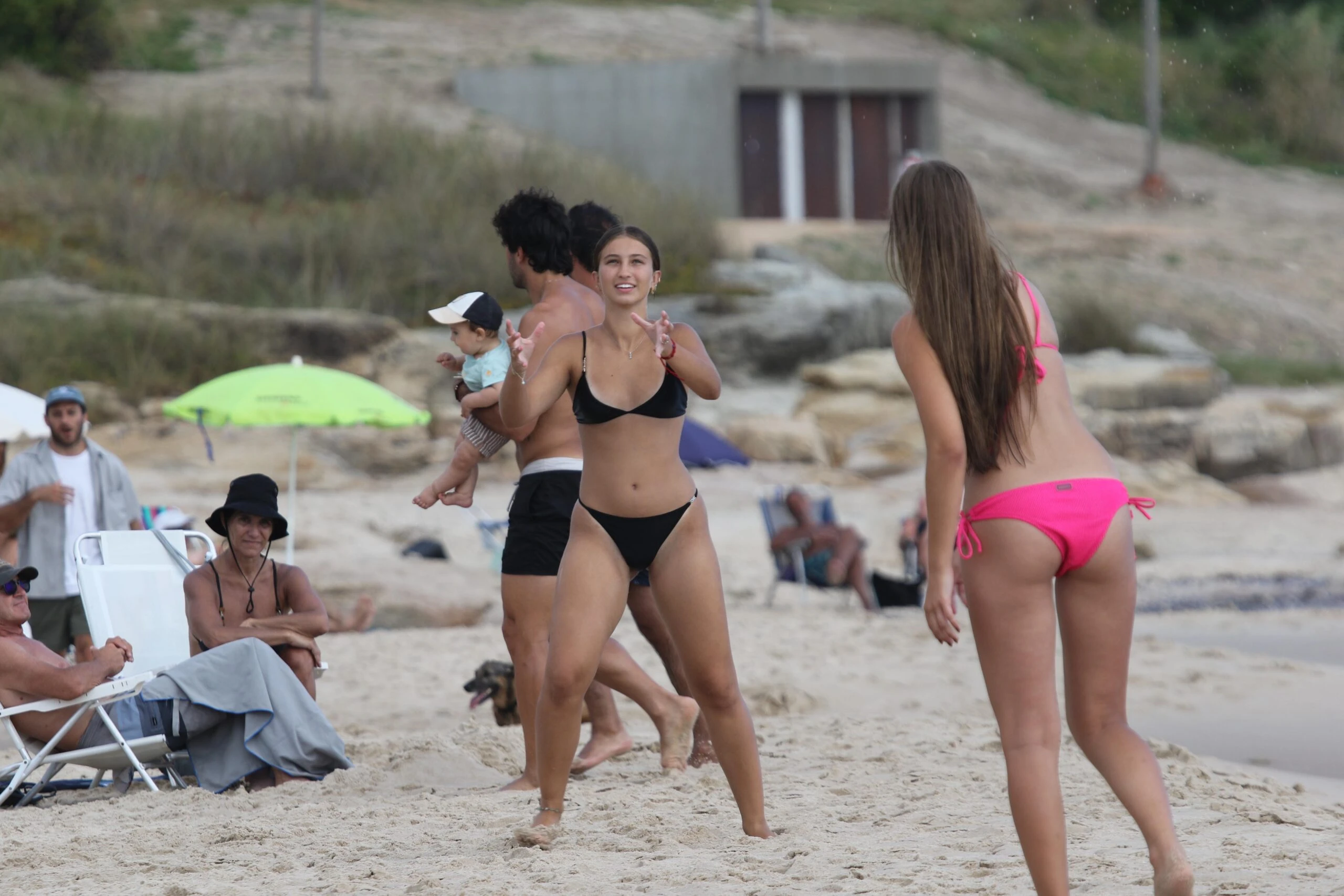 Indiana y Allegra jugando