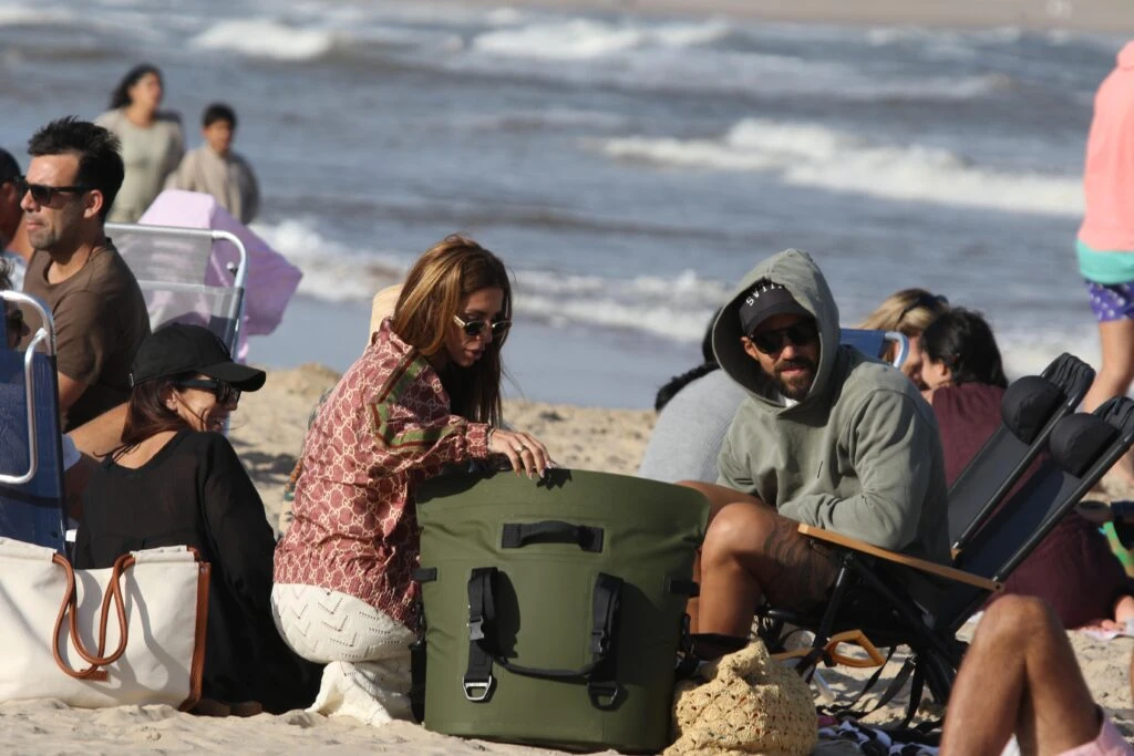 La empresaria estuvo acompañada de su familia. Foto: RS.