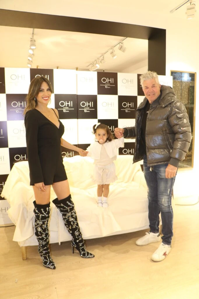 Barby Franco con Fernando Burlando y Sarah