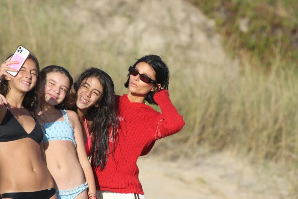 Sebastián Ortega y Valentina Zenere disfrutaron de la playa en Punta del Este