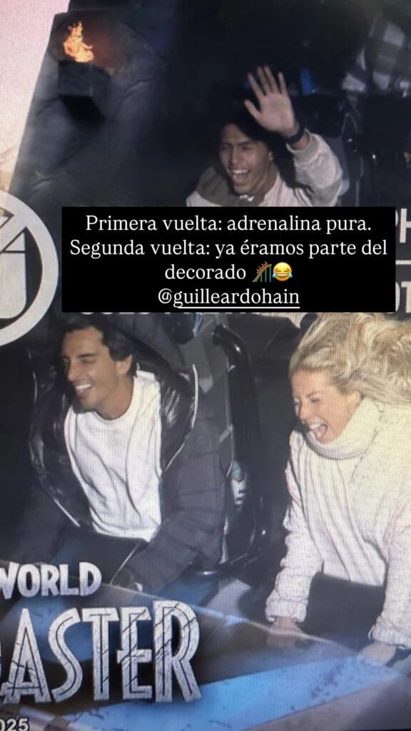 Pampita demostró que tiene la mejor compañía para sus viajes