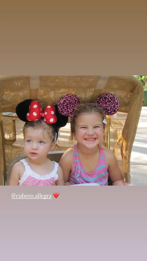 Así saludaron Indiana y Sienna Cubero a su hermana Allegra Cubero en su cumpleaños número 14