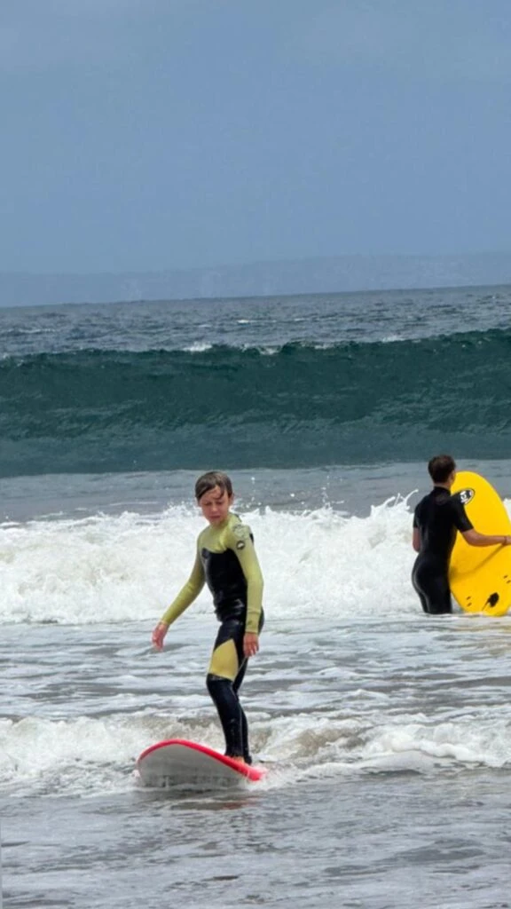 Las fotos de Benjamín Vicuña con sus hijos de vacaciones en Chile