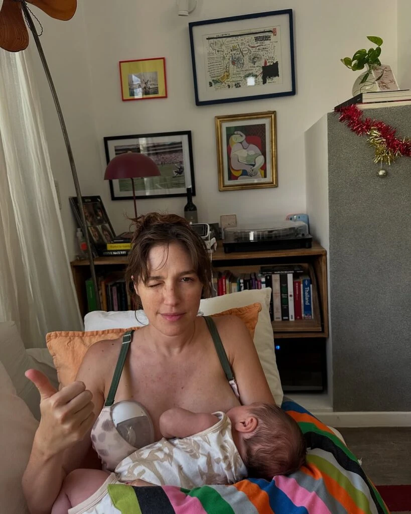 Cande Vetrano mostró cómo pasa su verano junto a su hijo recién nacido, Pino