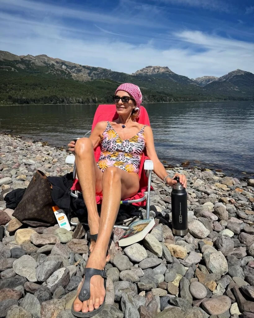 Las vacaciones de Nequi Galotti en el sur