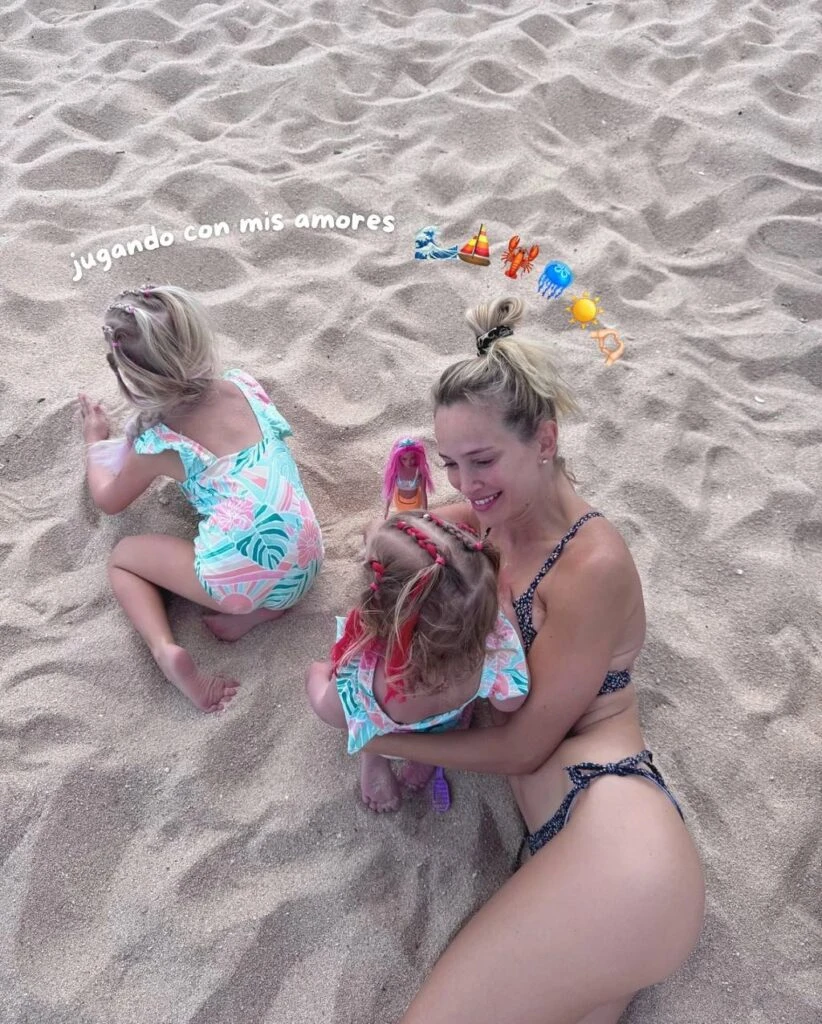 Las fotos de Luisana Lopilato con sus hijos de vacaciones