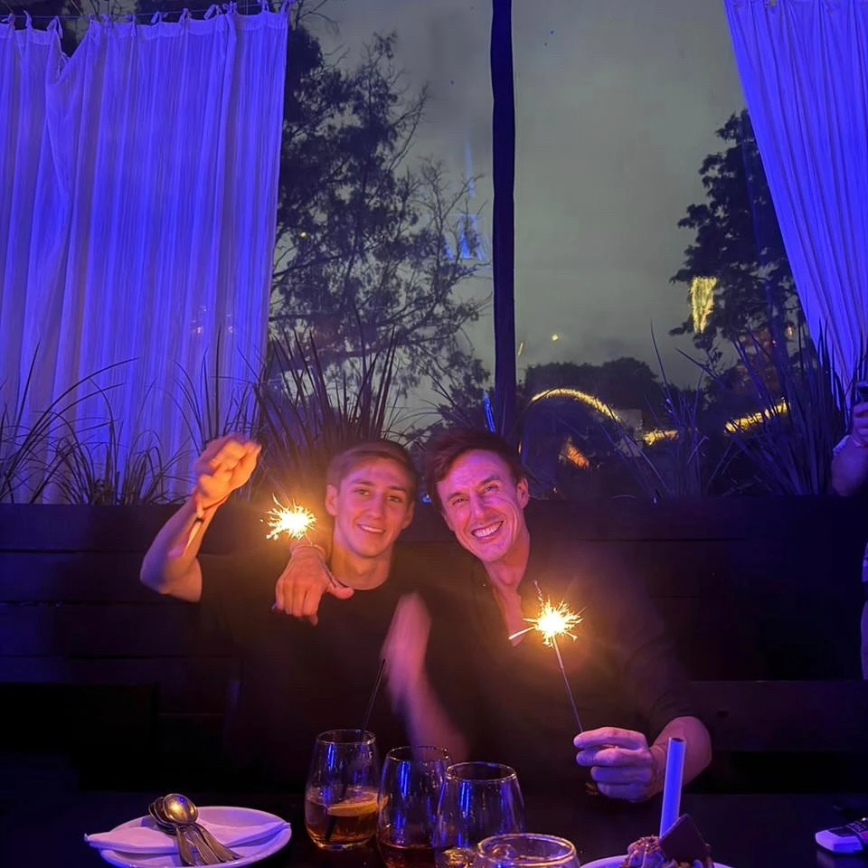 Así festejó su cumpleaños de 50 Roberto García Morotán. Foto: IG.