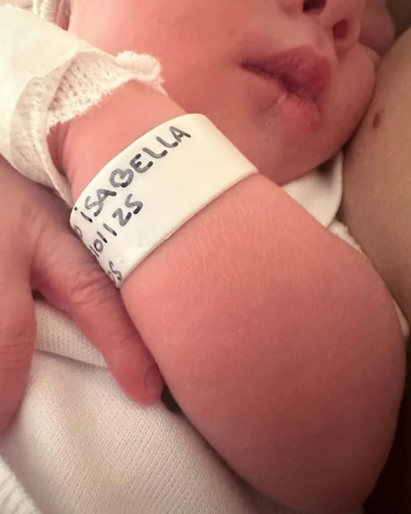 Julieta Nair Calvo fue mamá por segunda vez