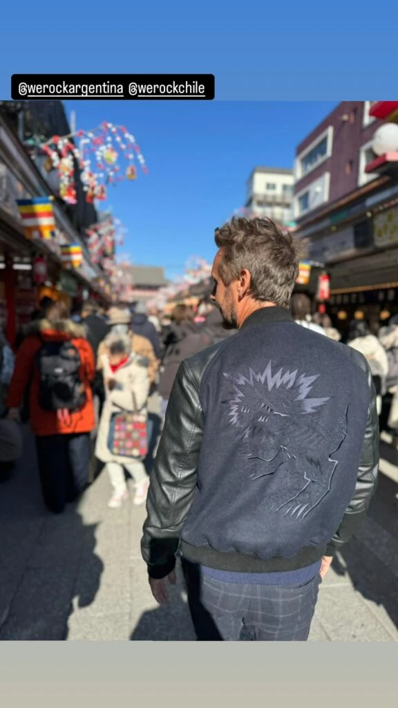 Benjamín Vicuña paseado por Tokio