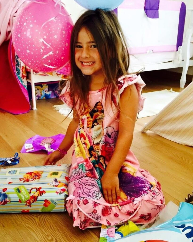 Las fotos que compartió Tefi Russo por el cumpleaños de su hija, Mimi. Foto: IG.