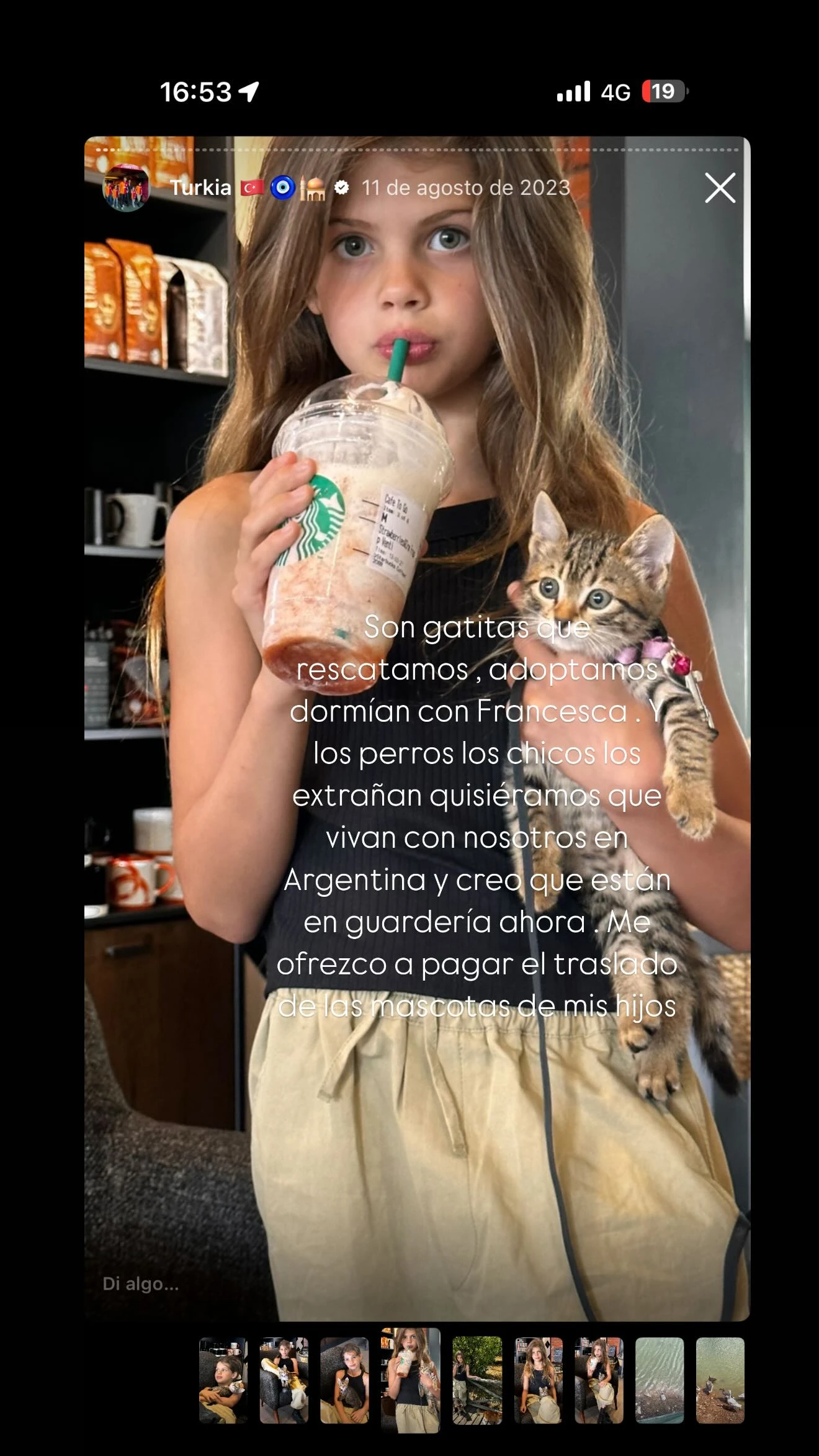 Wanda Nara reveló el problema que tuvo con sus mascotas. Fotos: IG.