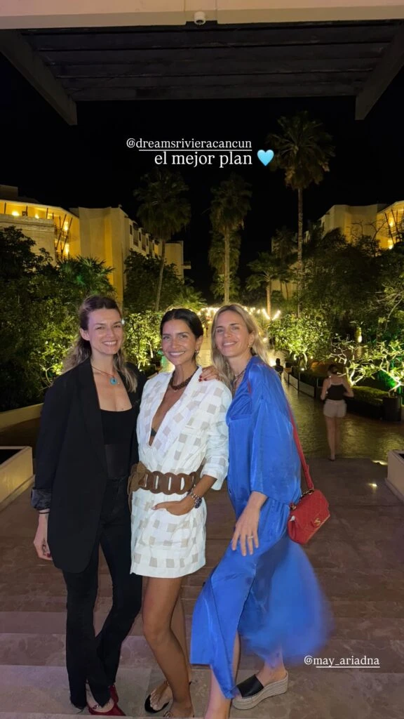 Zaira Nara con sus amigas, Flor Salvioni y Guille Davobe