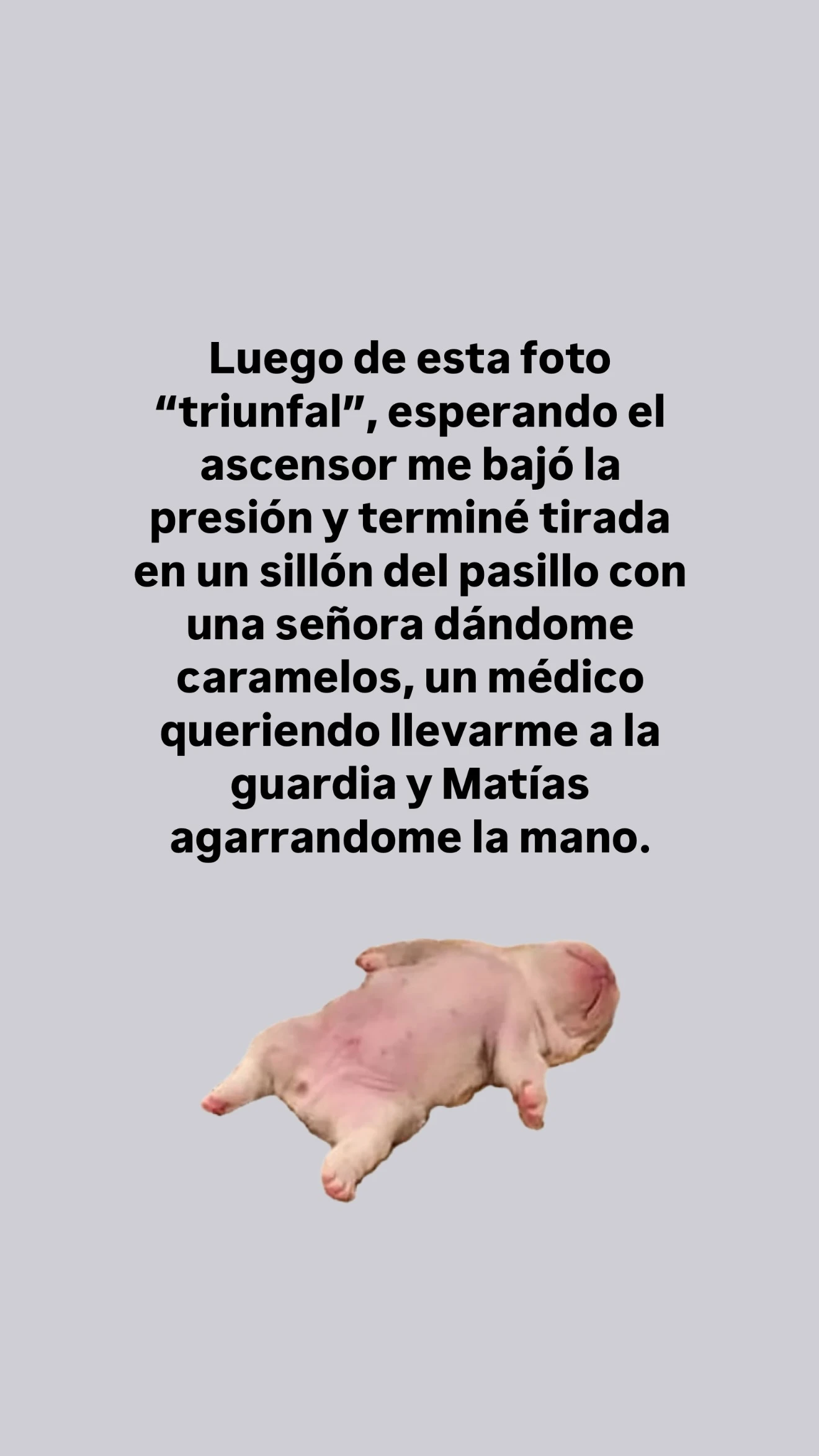 La actriz explicó que tuvo una baja de presión. Fotos: IG.