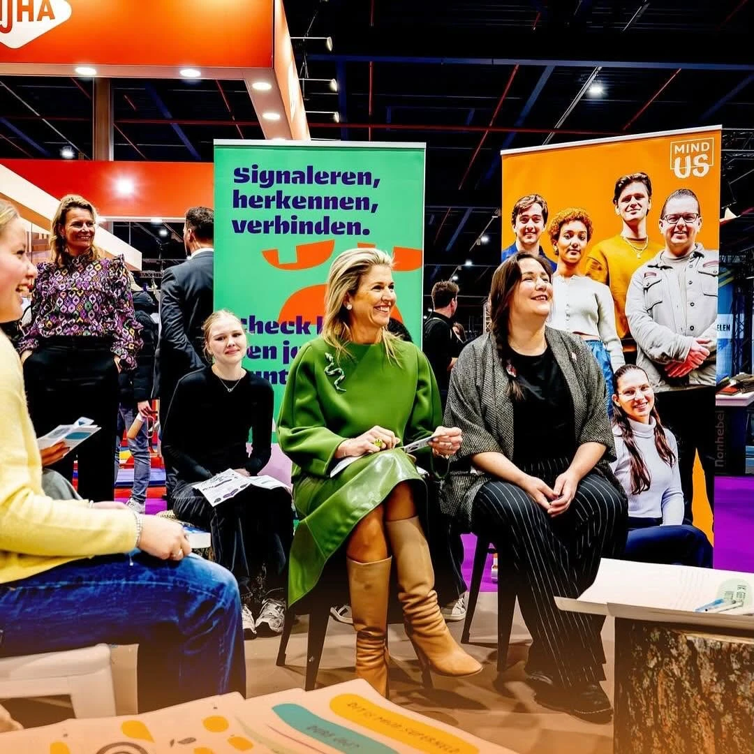 Máxima Zorreguieta llevó una falda elaborada a base de un cactus. Fotos: IG.