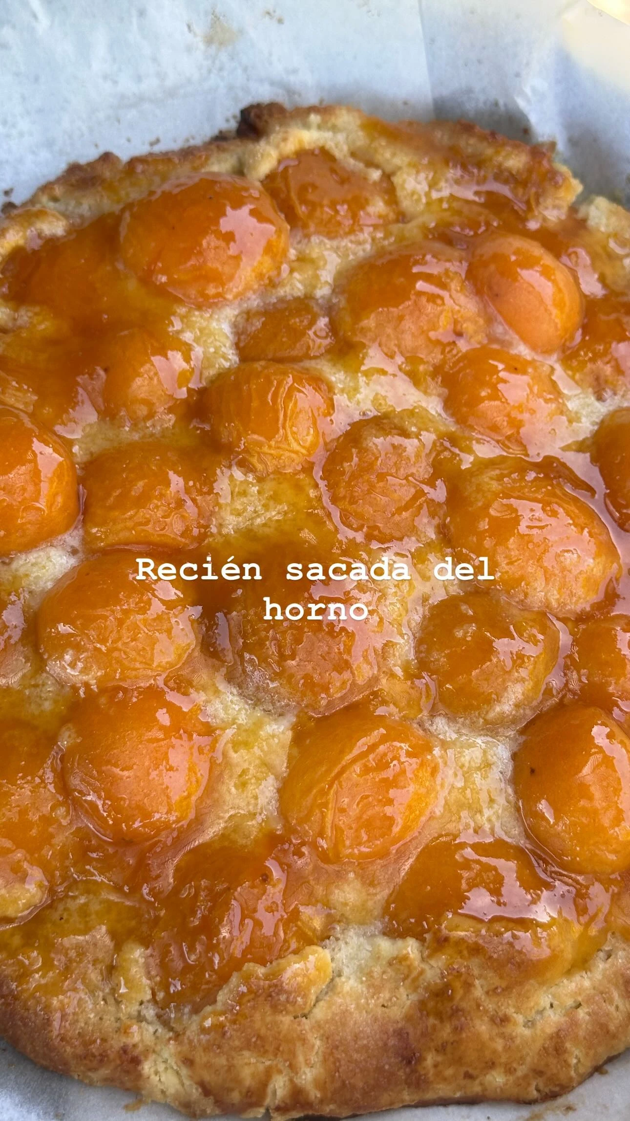 Tarta de damascos de Juliana Awada