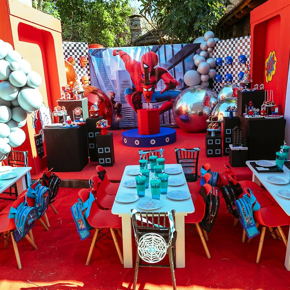 Así fue la decoración por el cumple de Baltazar. Fotos: IG.